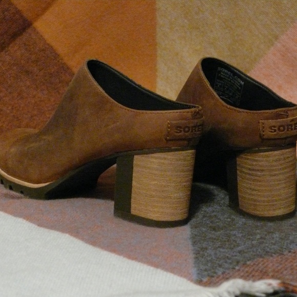 ❌ SOLD - Sorel Addington Leather Mule Size 6 in Elk - Picture 4 of 5